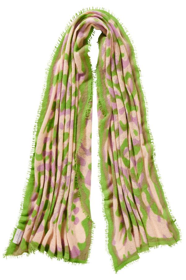 Pur Schoen Schal Kalahari Flieder-lime