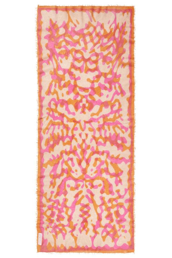 Pur Schoen Schal Kalahari Orange-puder Pink