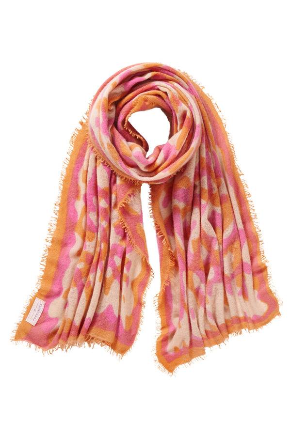 Pur Schoen Schal Kalahari Orange-puder Pink