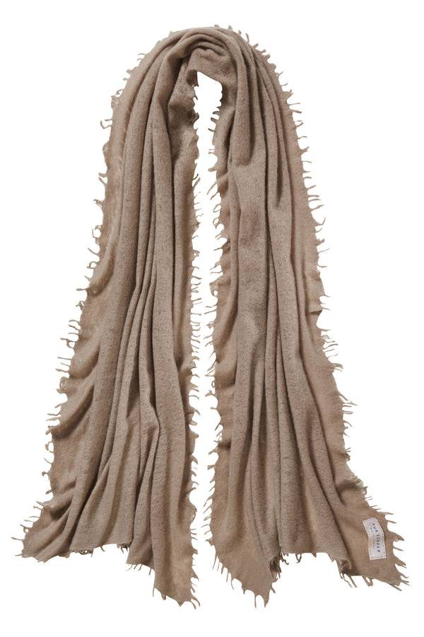 Pur Schoen Schal Kiesel