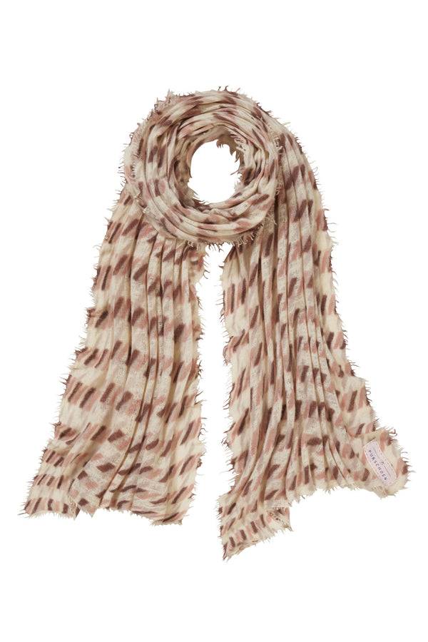 Pur Schoen Schal La Pepita Natural-coffee