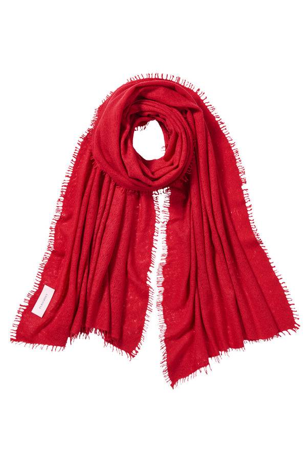 Pur Schoen Schal Lava Red