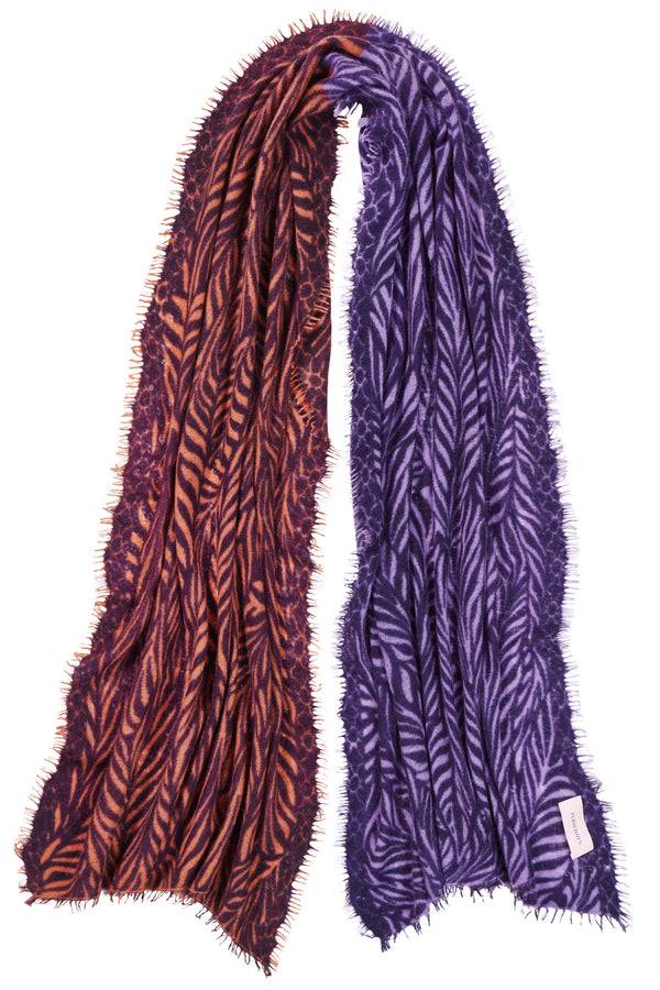 Pur Schoen Schal Leafgarden Multi Blackberry
