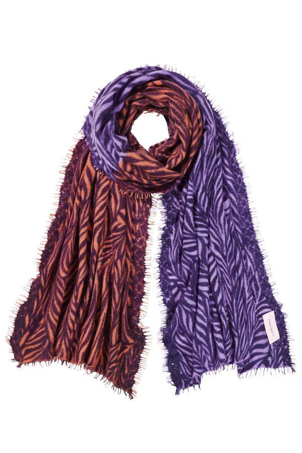 Pur Schoen Schal leafgarden multi blackberry