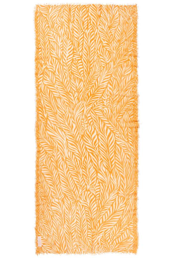 Pur Schoen Schal Leafgarden Pfirsich-natural