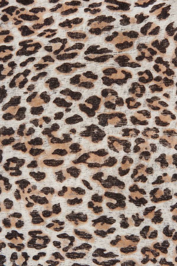 Pur Schoen Schal Leo Beige-schoko