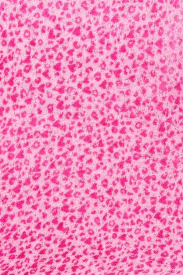 Pur Schoen Schal Leo Herz Pink