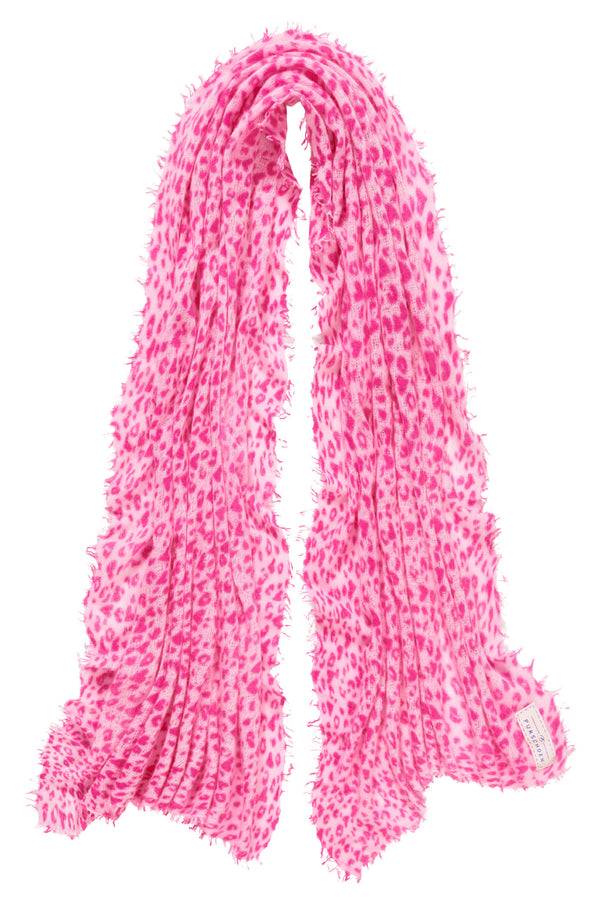 Pur Schoen Schal Leo Herz Pink