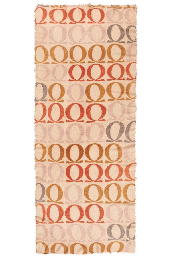 Pur Schoen Schal Logo-love BigO Sand