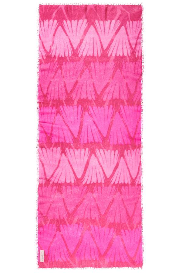 Pur Schoen Schal Maya Himbeere