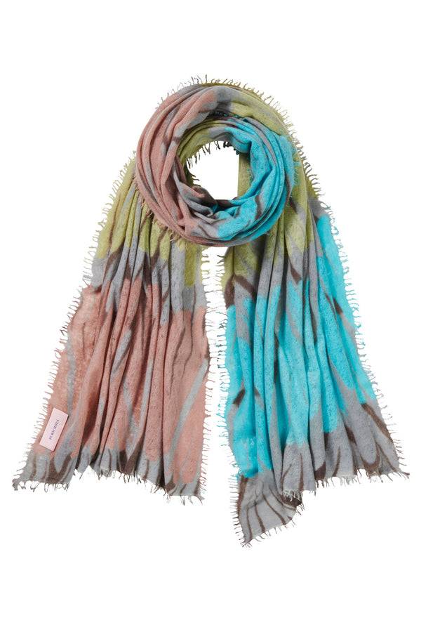 Pur Schoen Schal Maya Wasser