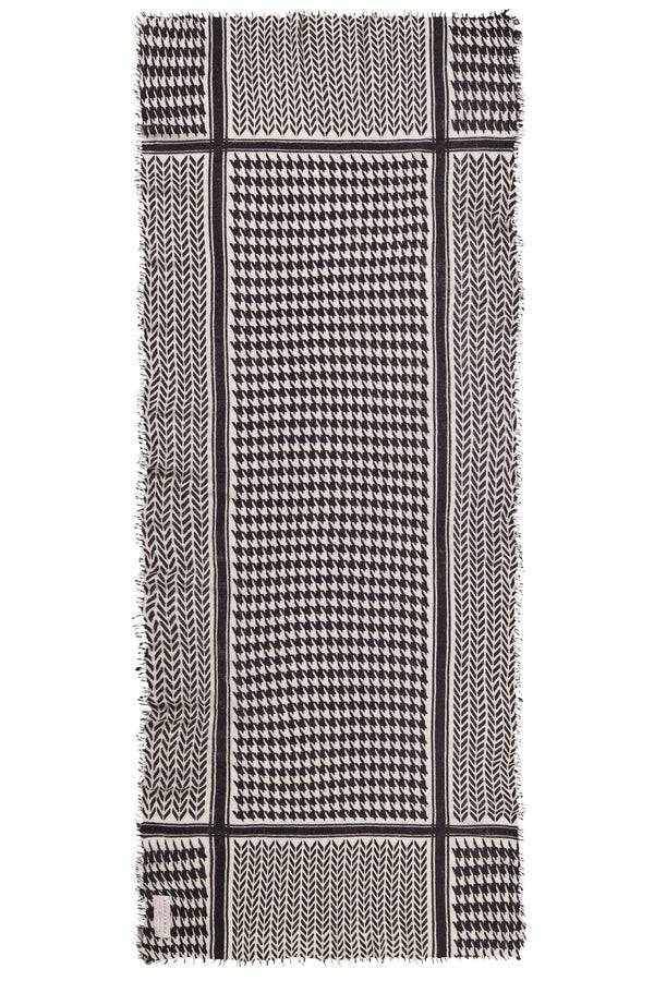 Pur Schoen Schal Milano Black-natural