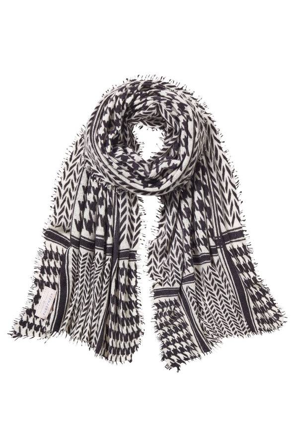 Pur Schoen Schal Milano Black-natural