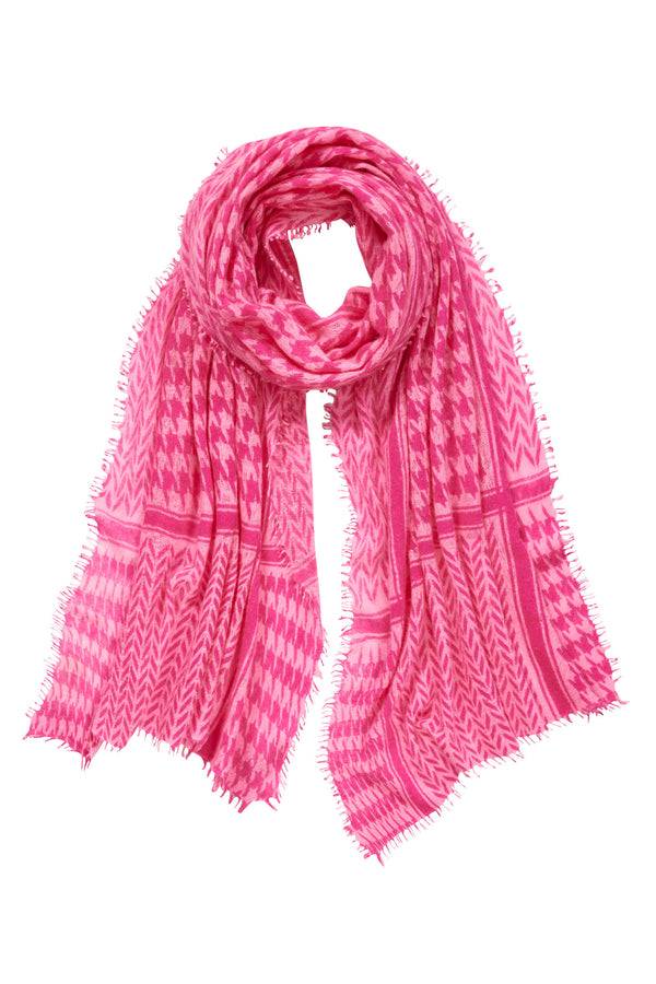 Pur Schoen Schal Milano Flamingo-neon Pink