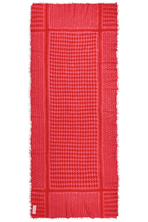 Pur Schoen Schal Milano Melone-chili Red