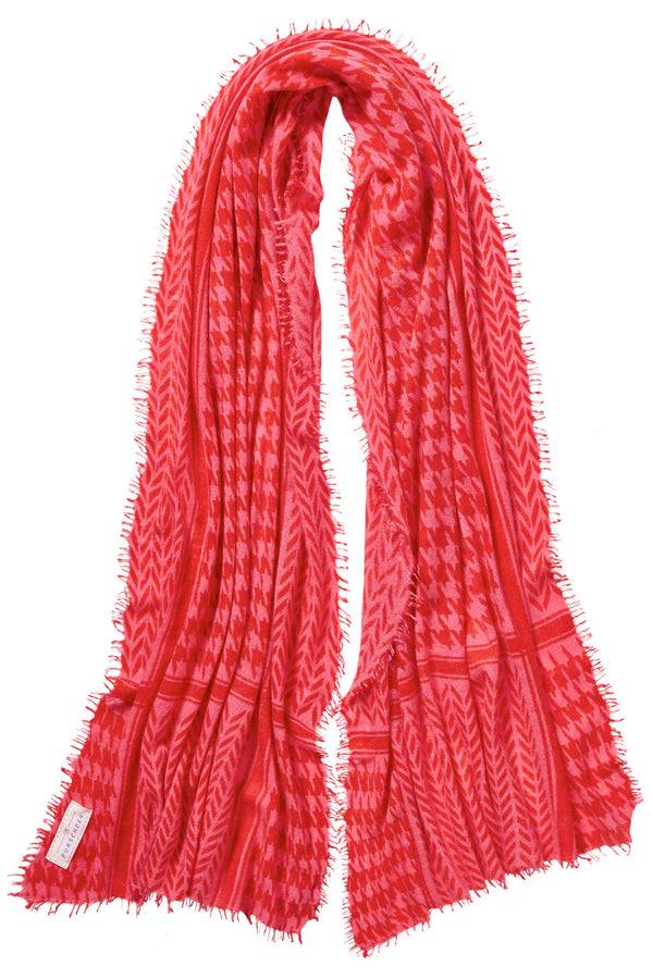 Pur Schoen Schal Milano Melone-chili Red