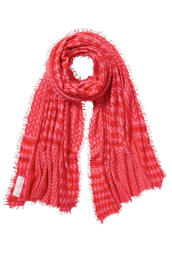 Pur Schoen Schal Milano Melone-chili Red