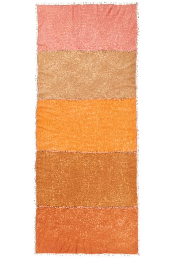 Pur Schoen Schal Miss Patch Haselnuss