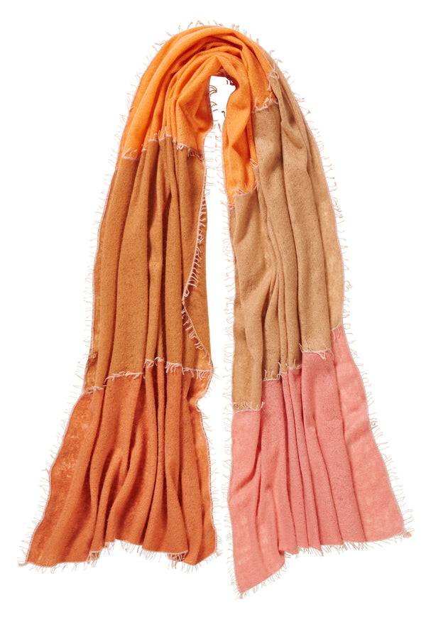 Pur Schoen Schal Miss Patch Haselnuss