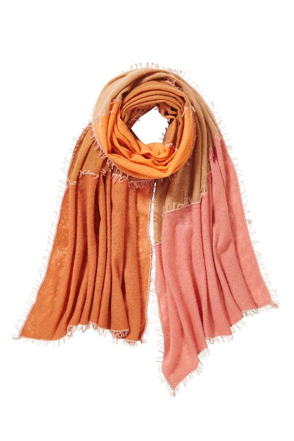 Pur Schoen Schal Miss Patch Haselnuss