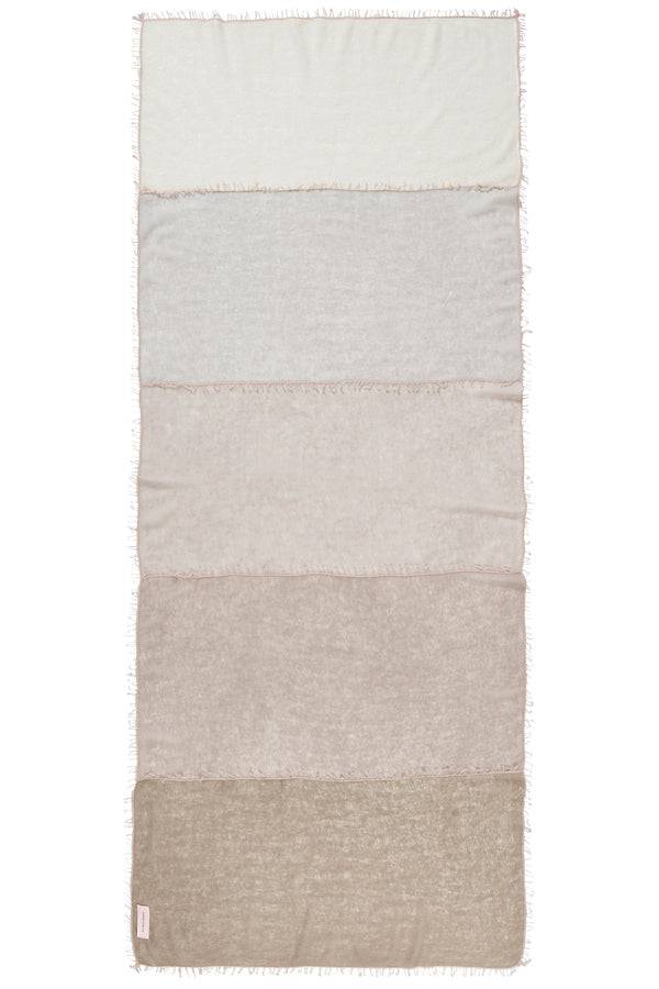 Pur Schoen Schal Miss Patch Kiesel