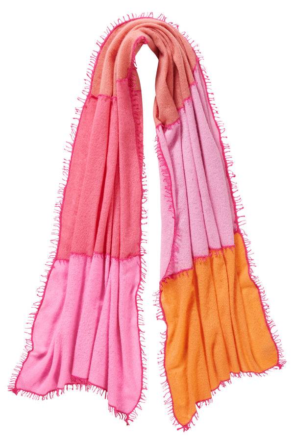 Pur Schoen Schal Miss Patch Papaya