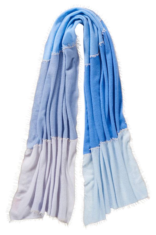 Pur Schoen Schal Miss Patch Puder Blau