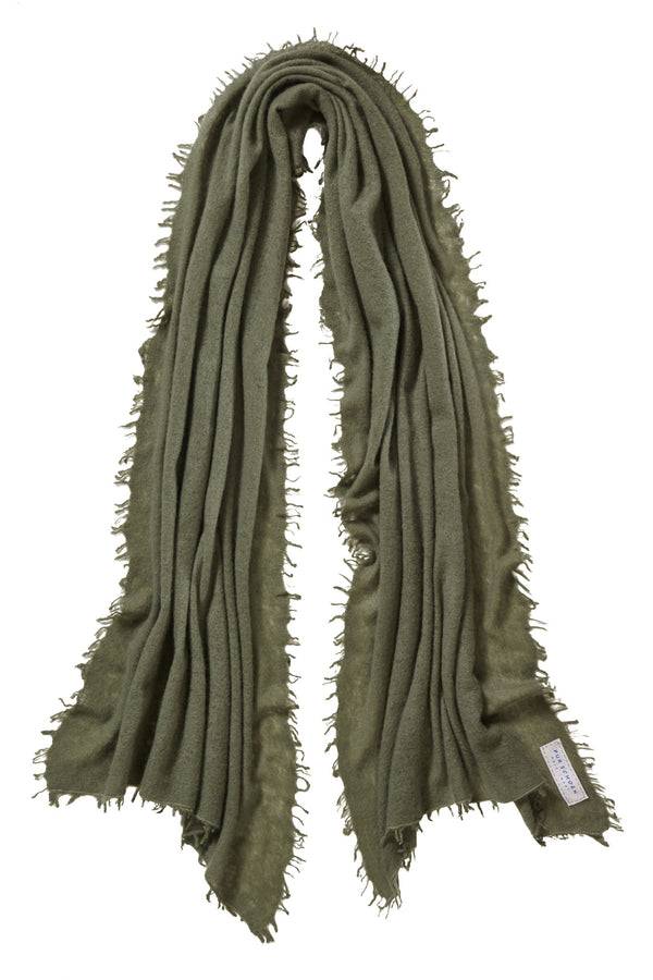 Pur Schoen Schal Moos