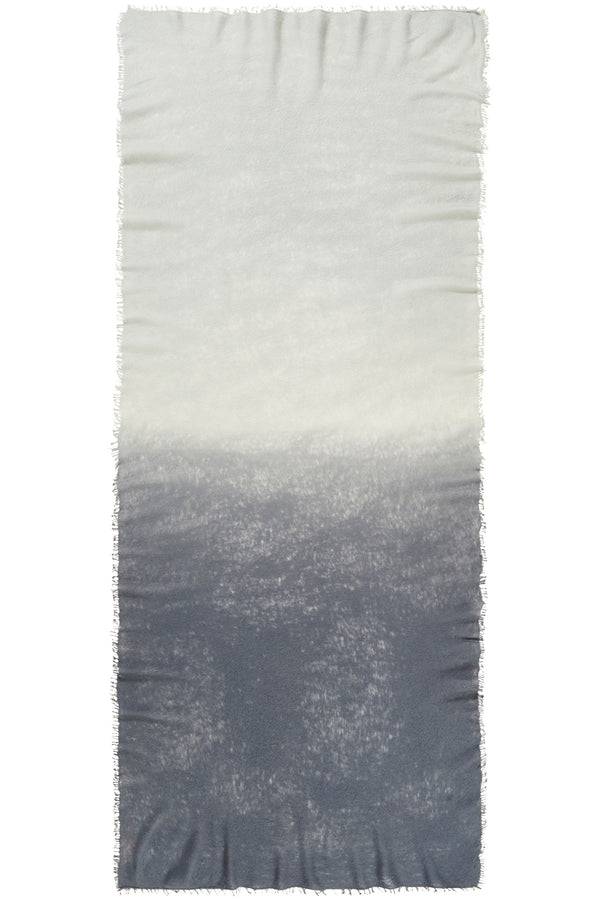 Pur Schoen Schal Ombre Aluminium-asphalt