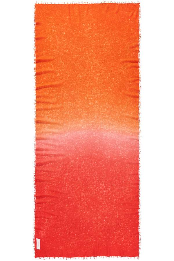 Pur Schoen Schal Ombre Chili Red-sanddorn