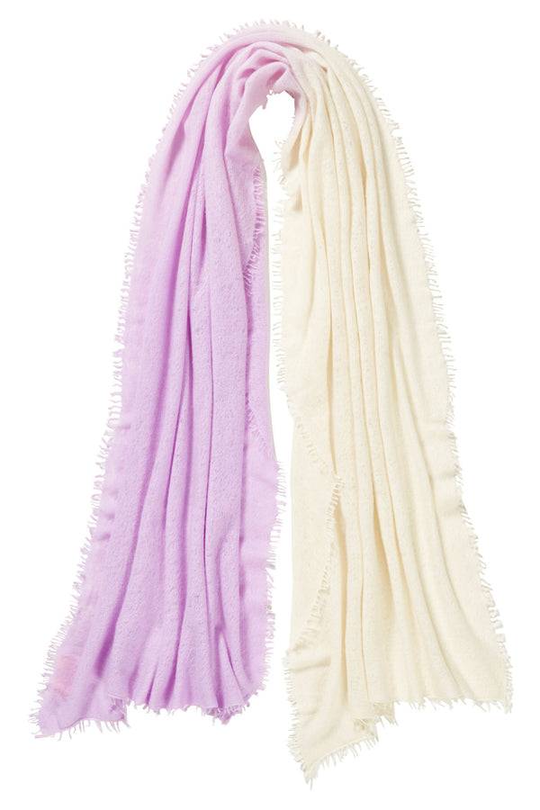 Pur Schoen Schal Ombre Flieder-natural