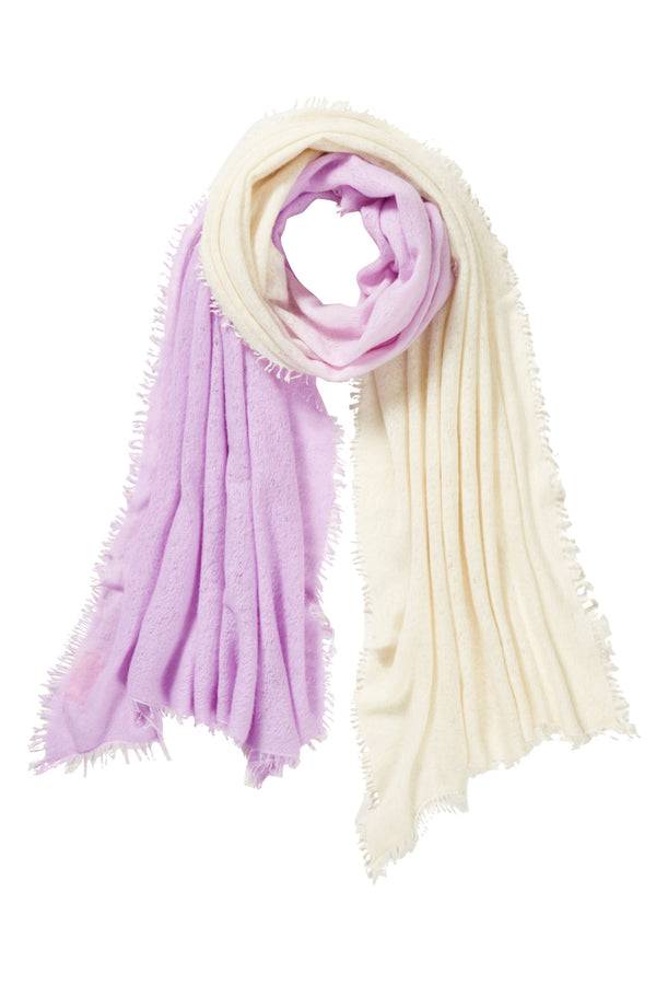 Pur Schoen Schal Ombre Flieder-natural