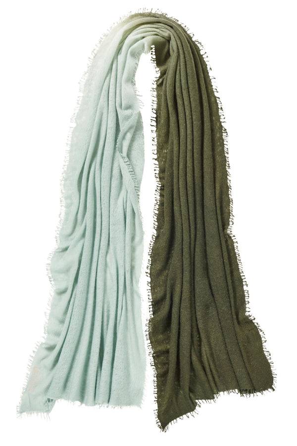 Pur Schoen Schal Ombre Schilf-mili Dark