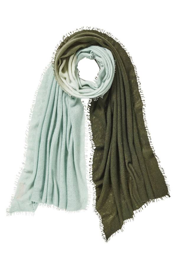 Pur Schoen Schal Ombre Schilf-mili Dark