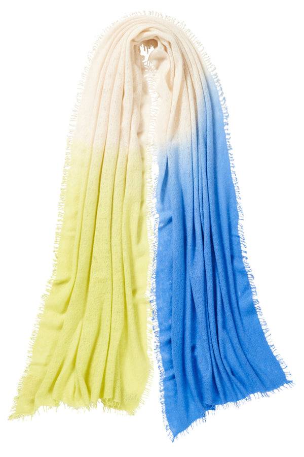 Pur Schoen Schal Ombre Stiefmütterchen