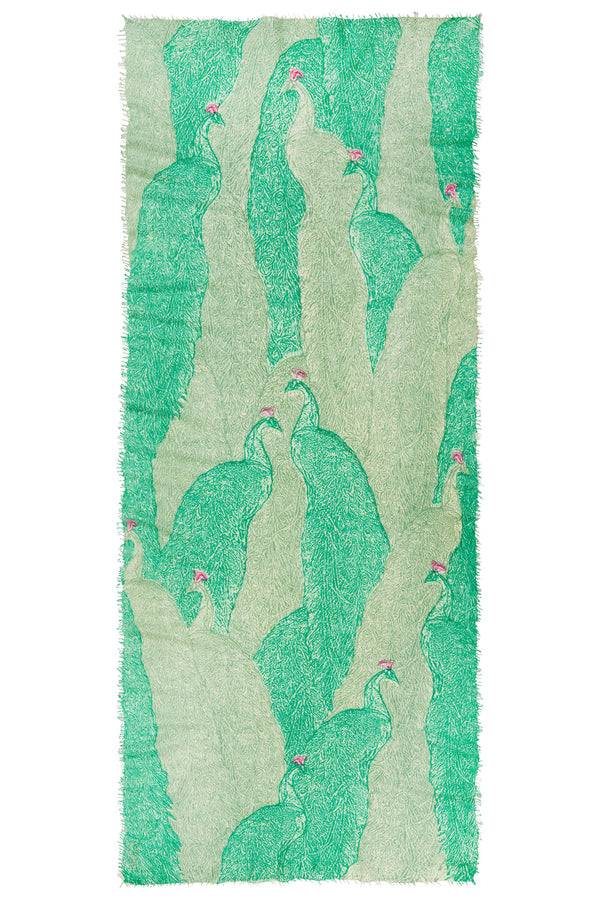 Pur Schoen Schal Peacock Grün