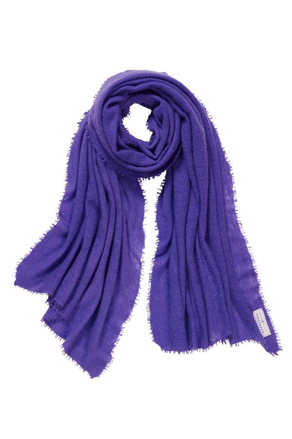 Pur Schoen Schal Pflaume