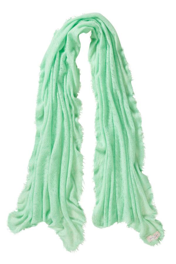Pur Schoen Schal Puder Grün