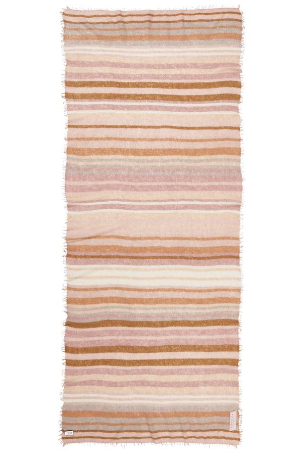 Pur Schoen Schal Rainbow Brown Dream