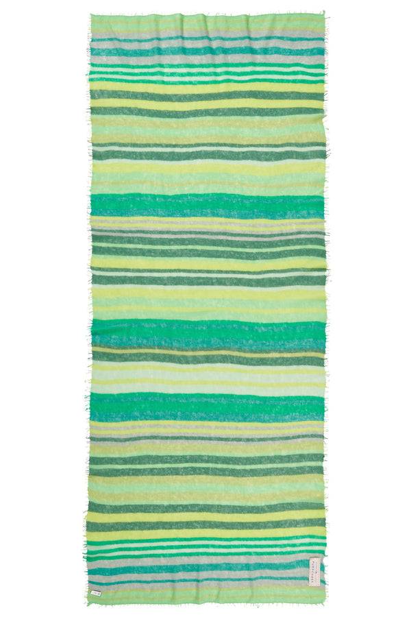 Pur Schoen Schal Rainbow Green Dream