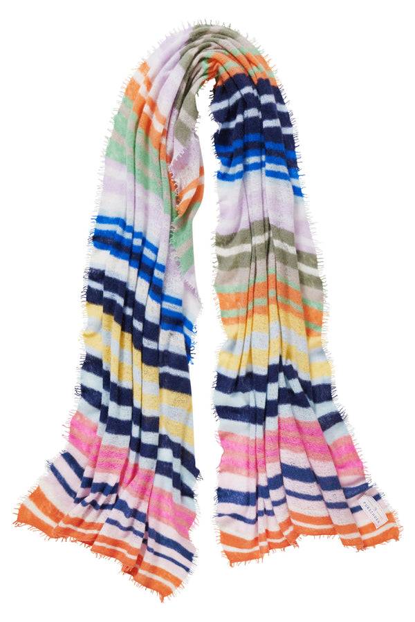 Pur Schoen Schal Rainbow Stripes 4