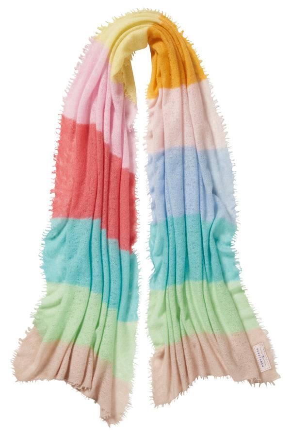 Pur Schoen Schal Rainbow Stripes 7