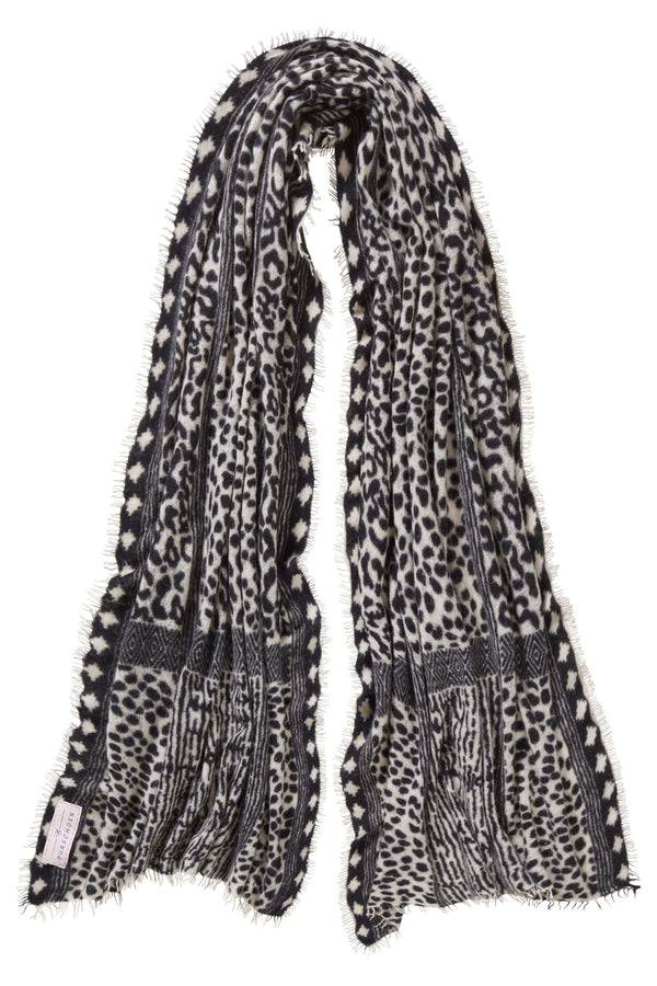 Pur Schoen Schal Savanne Black