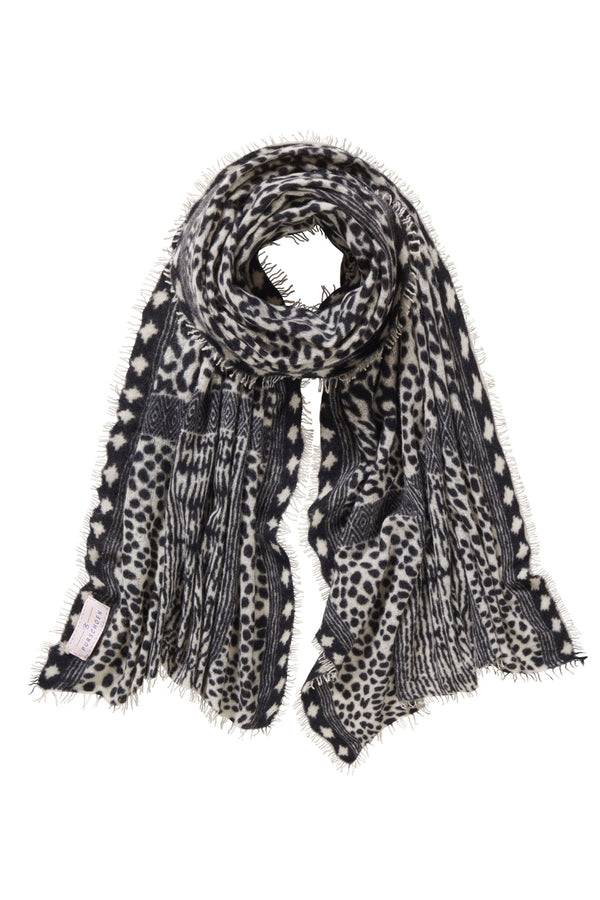 Pur Schoen Schal savanne black