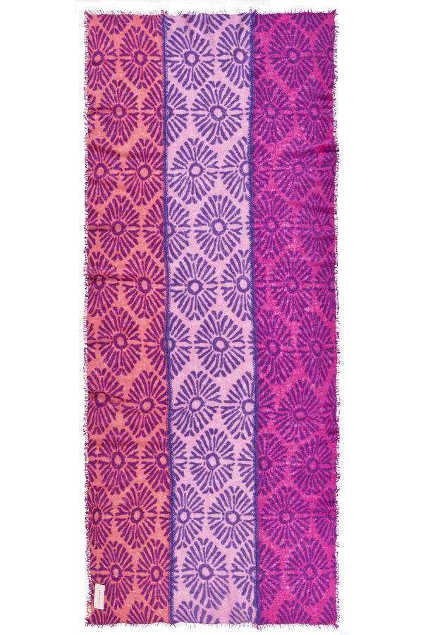 Pur Schoen Schal Sunflower Pflaume