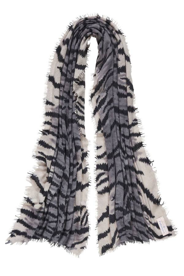 Pur Schoen Schal Tiger Black