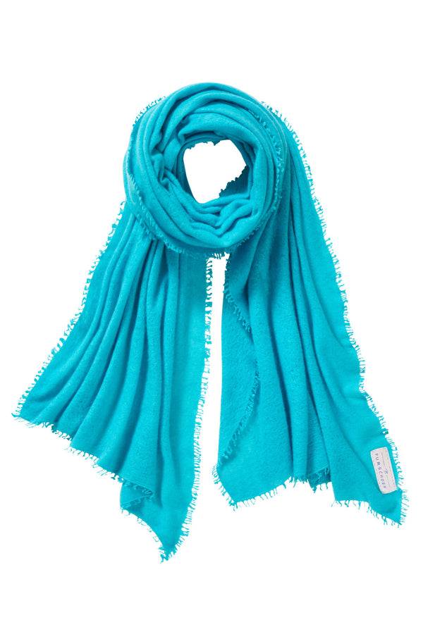 Pur Schoen Schal Türkis
