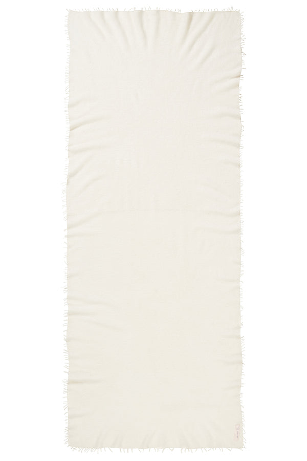 Pur Schoen Schal Weiss