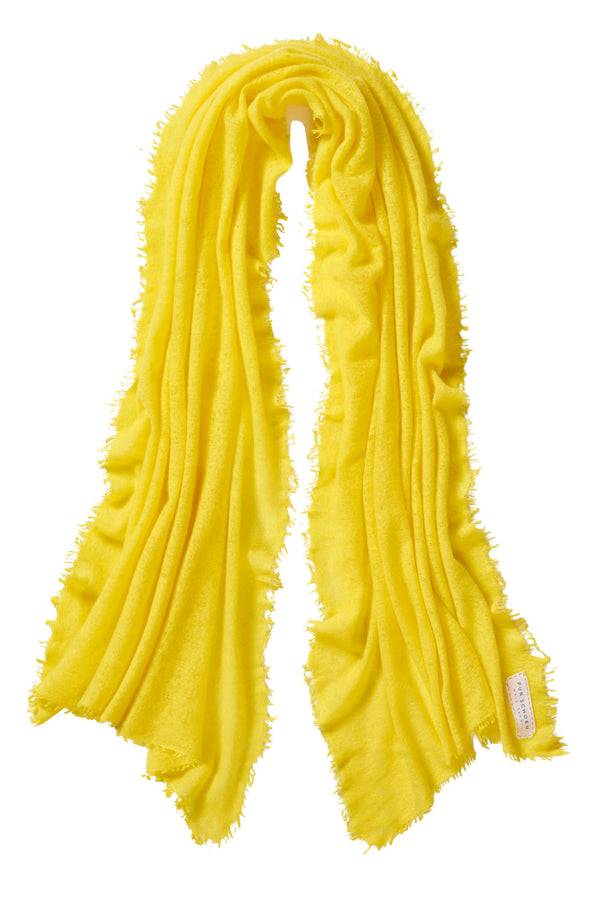 Pur Schoen Schal Zitrone