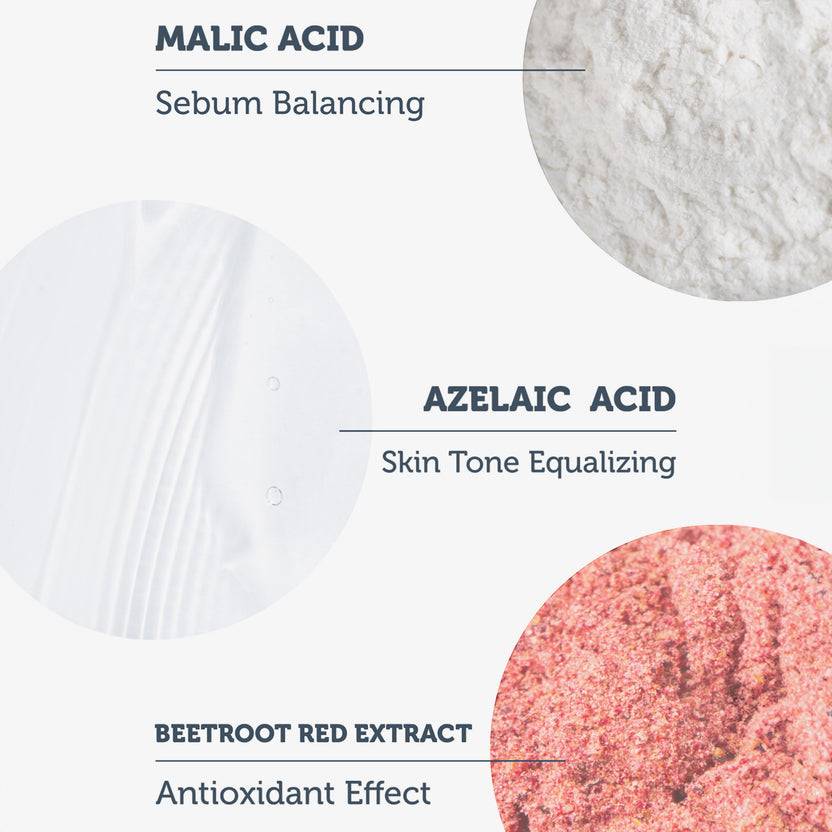 The Purest Solutions 0,6% Azelaic Acid + 0,6% Malic Acid Exfoliating Fruit Enzyme Powder Peeling (55g)